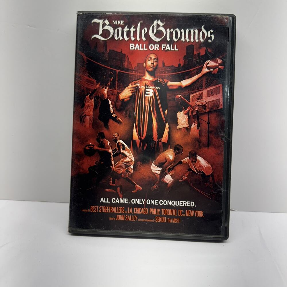 Nike Battlegrounds Ball or Fall DVD Streetball Basketball